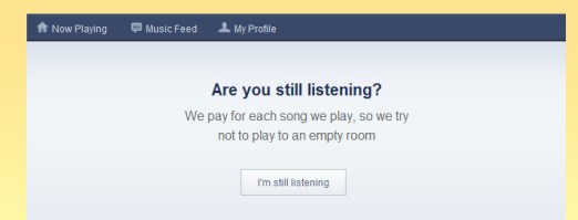 Pandora Radio Are You Still Listening